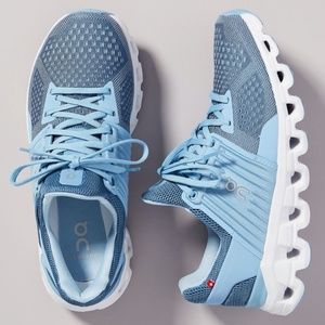 Size 8 On Running Cloudswift Blue Lace Up Low Top Sneakers Running Shoes